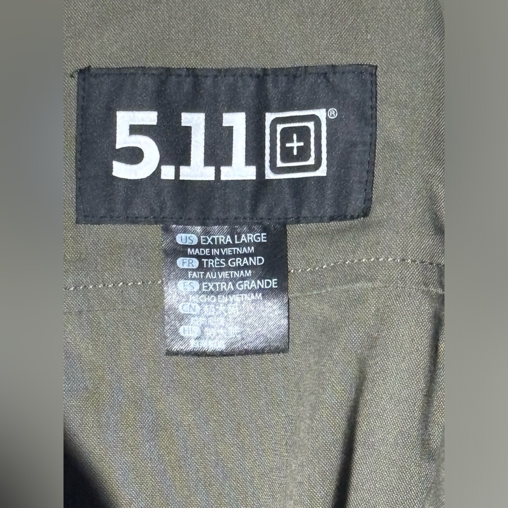 5.11 Tactical Olive Green Field Jacket #99 - Picture 2 of 3
